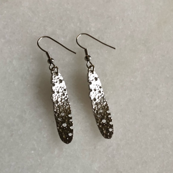 Silver Dangle Earrings - Picture 3 of 5